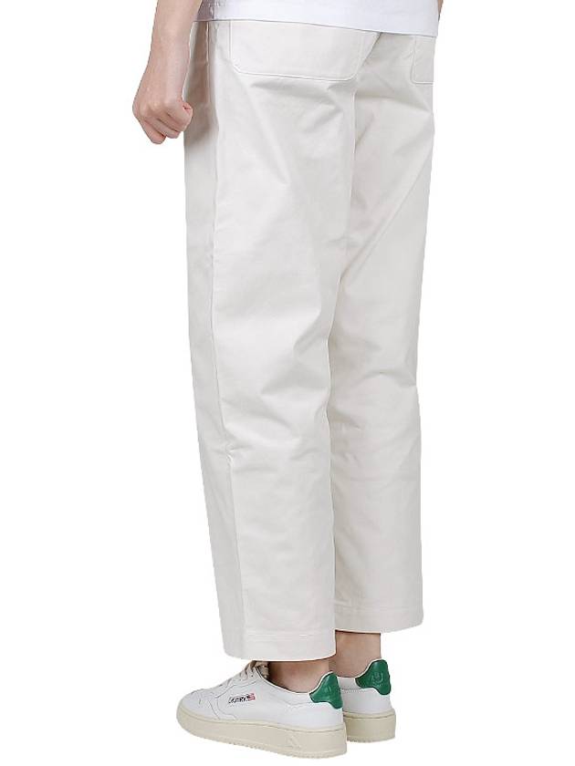 Casual Slacks Ivory - MAISON KITSUNE - BALAAN 5