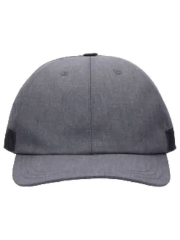 Typewriter Cloth Classic Baseball Ball Cap Medium Gray Hat - THOM BROWNE - BALAAN 1