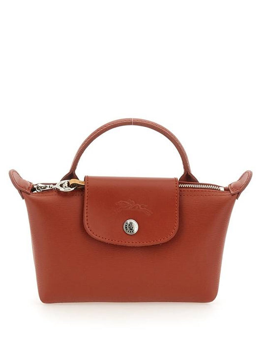 Le Pliage City Handle Pouch Bag Orange - LONGCHAMP - BALAAN 1