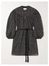 Kildi Cotton Short Dress Black - ISABEL MARANT - BALAAN 2