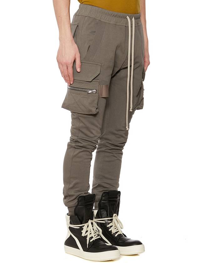 Mastodon Cargo Cotton Track Pants Dust Grey - RICK OWENS - BALAAN 4