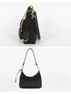 Re-Nylon Brushed Leather Mini Bag Black - PRADA - BALAAN 4