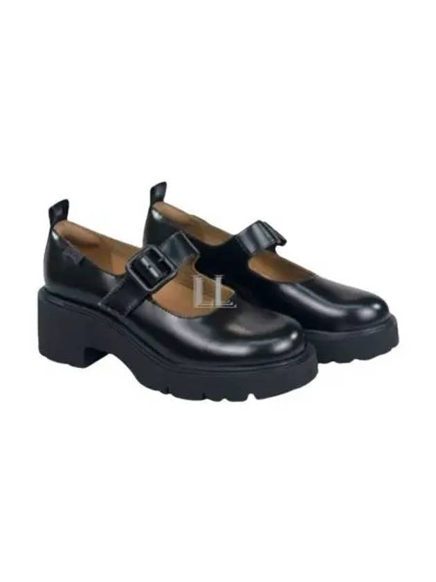 Milah Leather Mary Jane Loafer Black - CAMPER - BALAAN 2