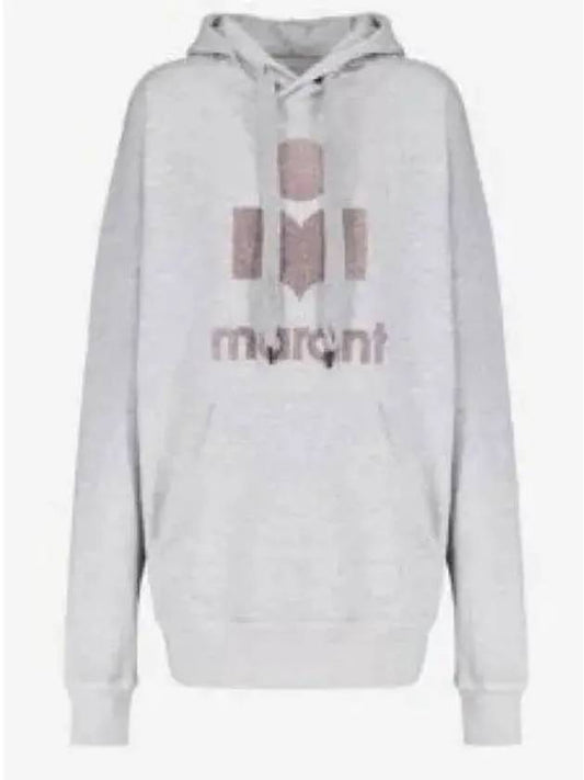 Mansell Logo Hoodie Gray SW0001FAA1M77E02GY - ISABEL MARANT - BALAAN 1