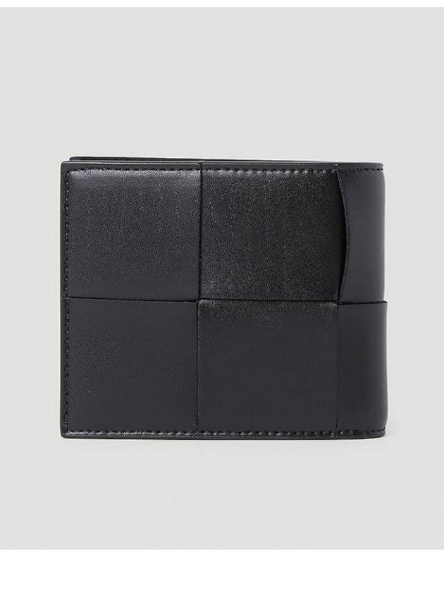 Intrecciato Cassette Half Wallet Black - BOTTEGA VENETA - BALAAN 3