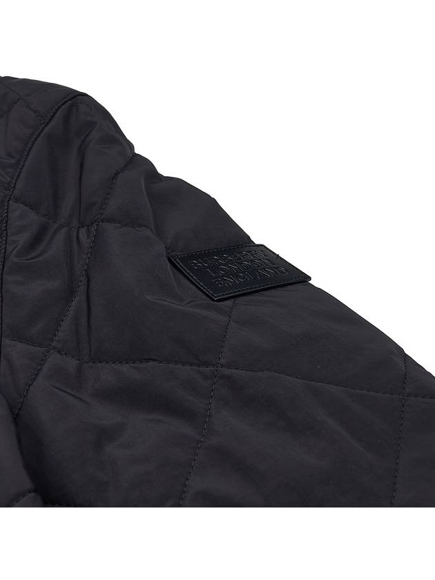 Diamond Quilted Thermoregulated Barn Jacket Black - BURBERRY - BALAAN 9