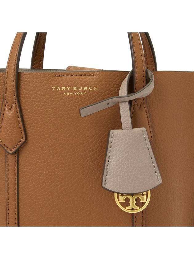 Perry Mini Tote Bag Brown - TORY BURCH - BALAAN 9