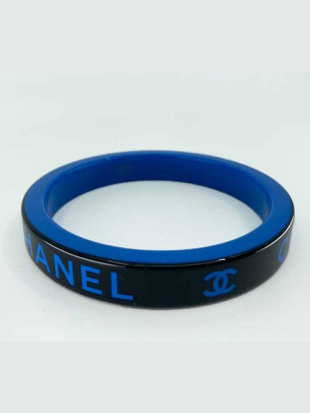 bangle bracelet blue black - CHANEL - BALAAN 2