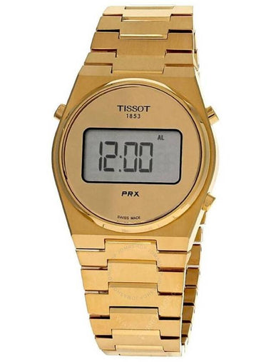 Tissot PRX Digital Quartz Gold Dial Men's Watch T1372633302000 - TISSOT - BALAAN 1