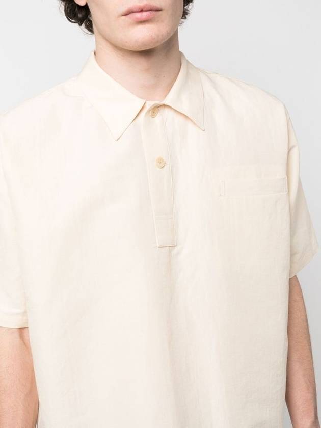 Pins Linen Weather Half Sleeve Shirt - AURALEE - BALAAN 5