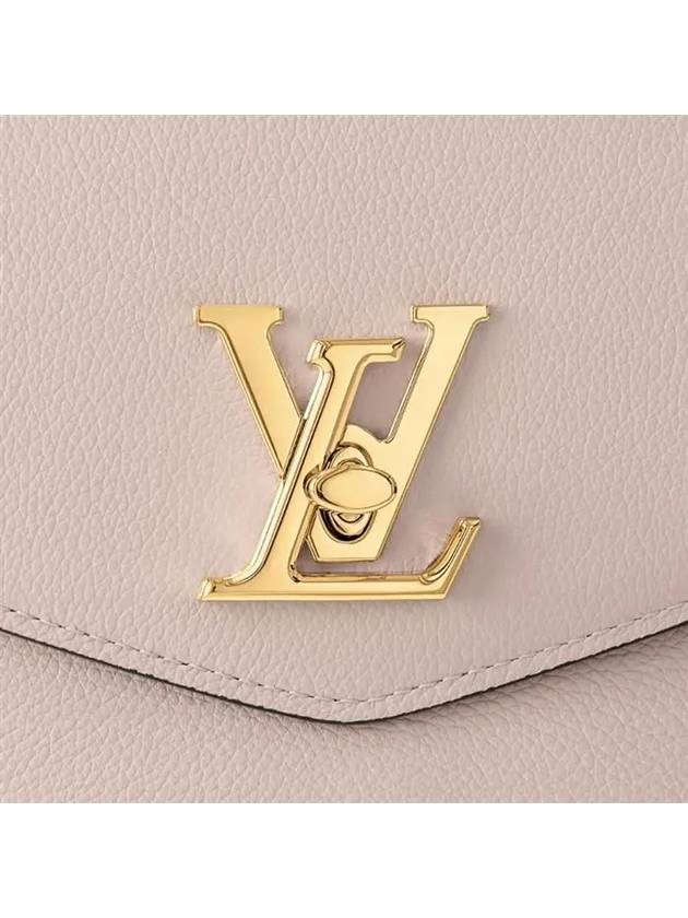 Oxford Lock Me Leather Shoulder Bag Beige - LOUIS VUITTON - BALAAN 6