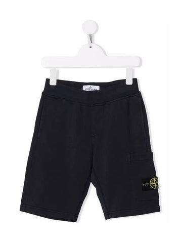 Kids Wappen Patch Training Short Pants 761661840 V0020 - STONE ISLAND - BALAAN 1