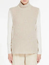 Toano Wool Turtleneck Beige - WEEKEND MAX MARA - BALAAN 3