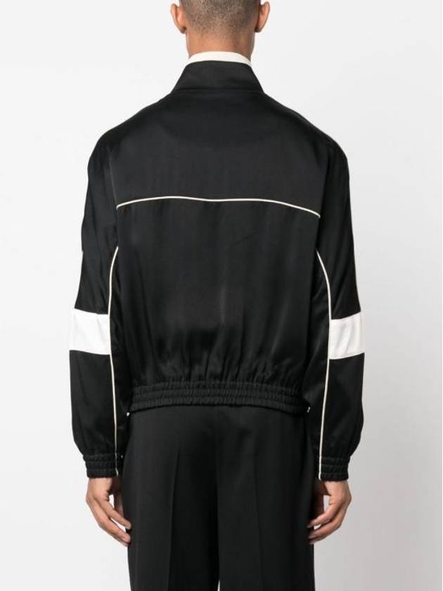 Teddy Zip-Up Jacket Black - SAINT LAURENT - BALAAN 5