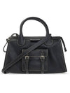 Edith Medium Day Tote Bag Black - CHLOE - BALAAN 1