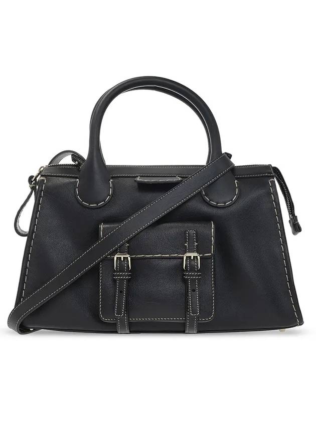 Edith Medium Day Tote Bag Black - CHLOE - BALAAN 1