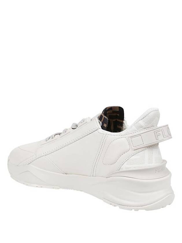 FF Motif Flow Low Top Sneakers White - FENDI - BALAAN 4