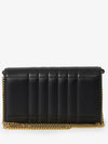 Lola Gold Logo Quilted Mini Cross Bag Black - BURBERRY - BALAAN 5