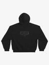 BB Paris Strass Large Fit Hoodie Black - BALENCIAGA - BALAAN 3