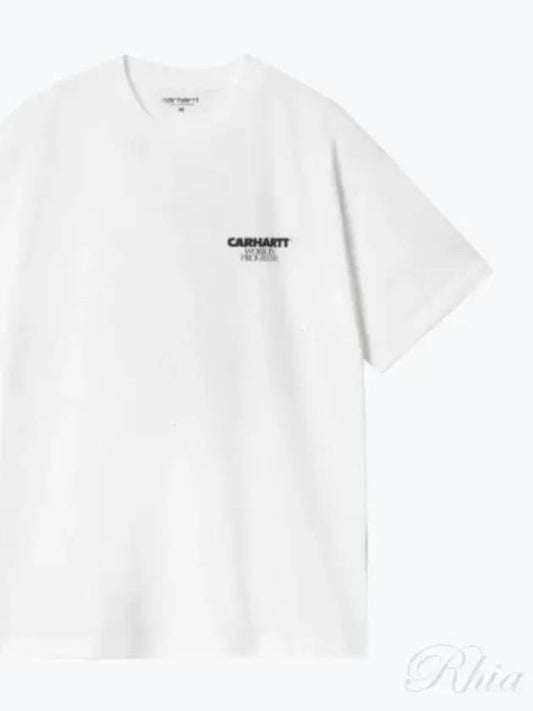 Men s Short Sleeve T Shirt WITH LOGO - CARHARTT WIP - BALAAN 2