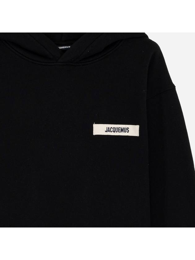 Le Gros Grain Hoodie Black - JACQUEMUS - BALAAN 4