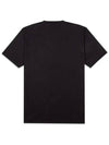 Mini Logo Print Short Sleeve T-Shirt Black - CP COMPANY - BALAAN 4