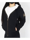 s Bunny Gold Logo Hooded Zip Up Black - MOOSE KNUCKLES - BALAAN 2