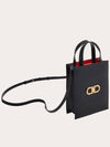 Mini Tote Bag Black - SALVATORE FERRAGAMO - BALAAN 3