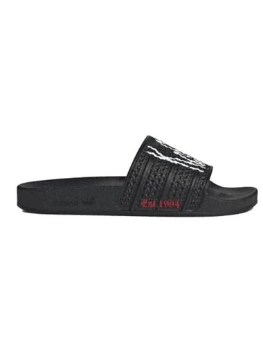 Adilette Korn Slippers Black - ADIDAS - BALAAN 1