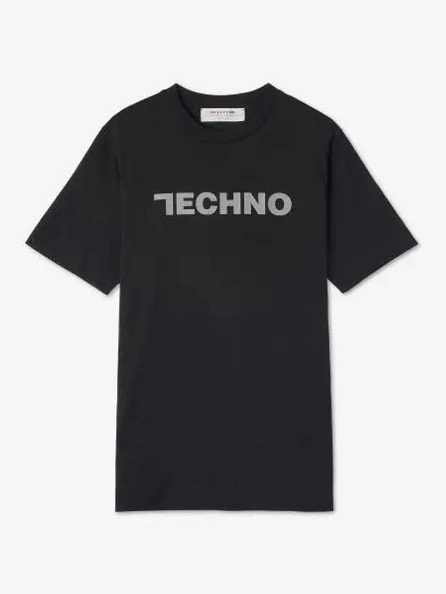 Techno Short Sleeve T-Shirt Black - 1017 ALYX 9SM - BALAAN 2