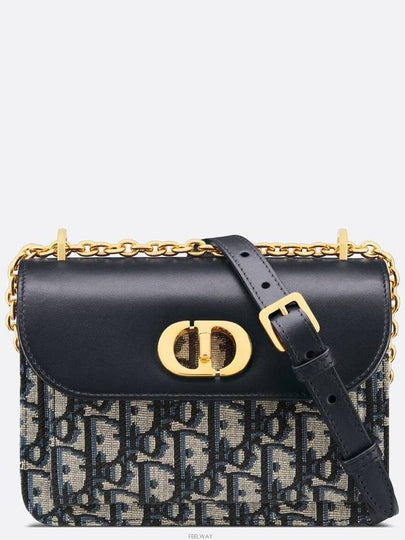 Miss Maddy Oblique Jacquard Smooth Calfskin Mini Cross Bag Blue - DIOR - BALAAN 2