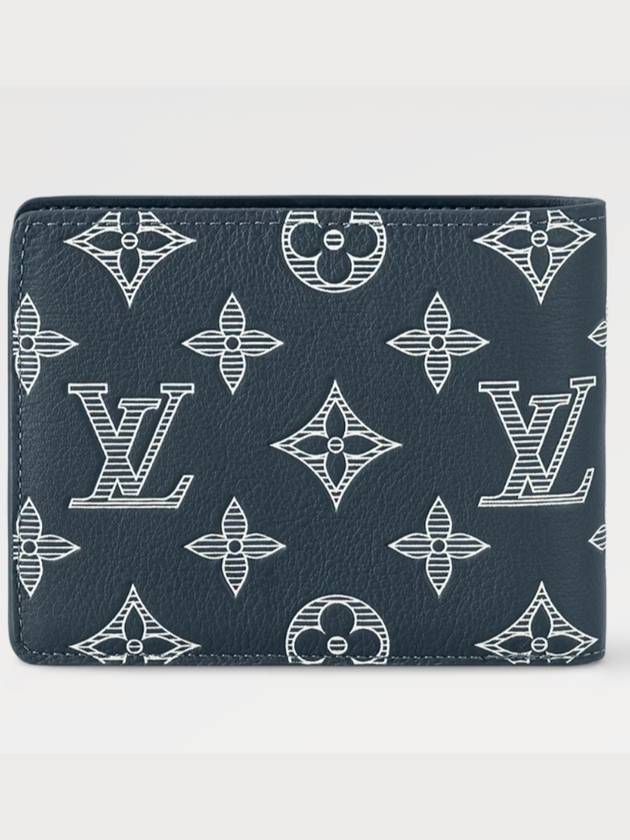 Multiple G65 Half Wallet Navy - LOUIS VUITTON - BALAAN 11