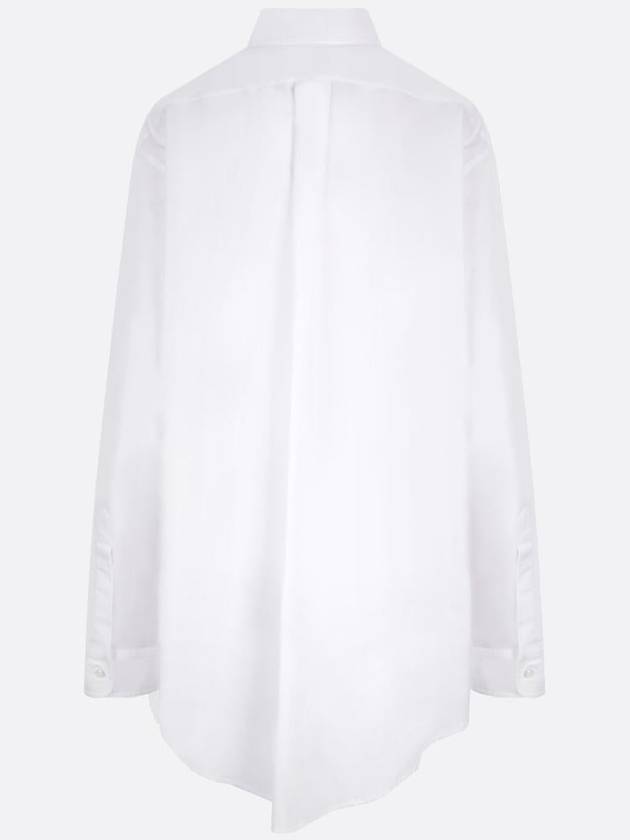 Pocket Cotton Long Sleeve Shirt White - MAISON MARGIELA - BALAAN 3