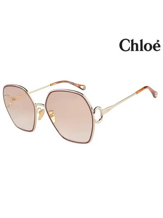 Sunglasses CH0146S 008 Hexa Metal Women's - CHLOE - BALAAN 1