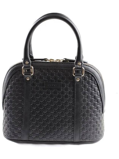 Women's Micro GG Ssima Tote Bag Black - GUCCI - BALAAN 2