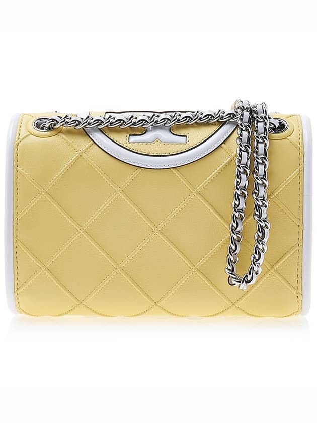 Fleming Shoulder Bag Lemon - TORY BURCH - BALAAN 4