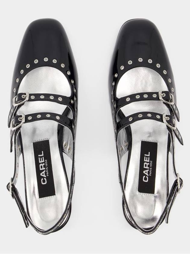 Queen Sandals - Carel - Leather - Black - CAREL - BALAAN 4