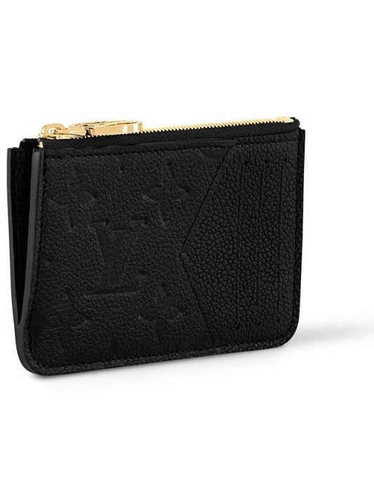 Romy Monogram Leather Card Wallet Black - LOUIS VUITTON - BALAAN 2