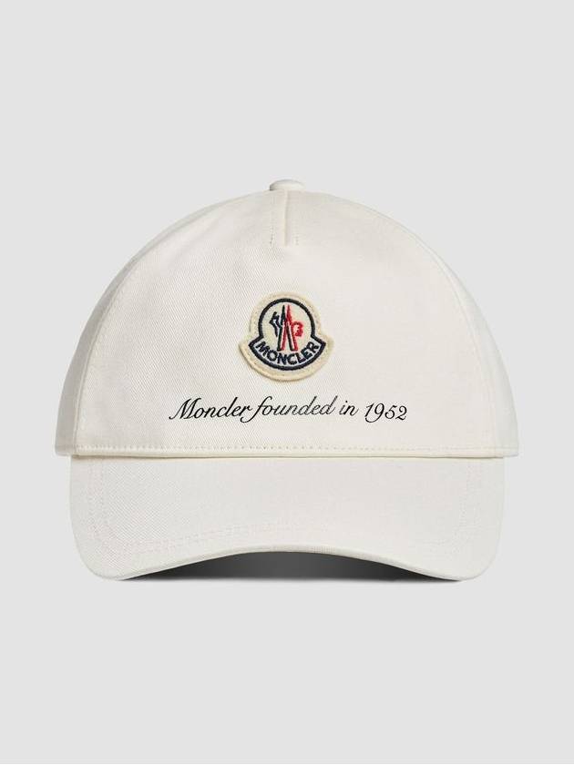 gabardine baseball cap hat - MONCLER - BALAAN 2