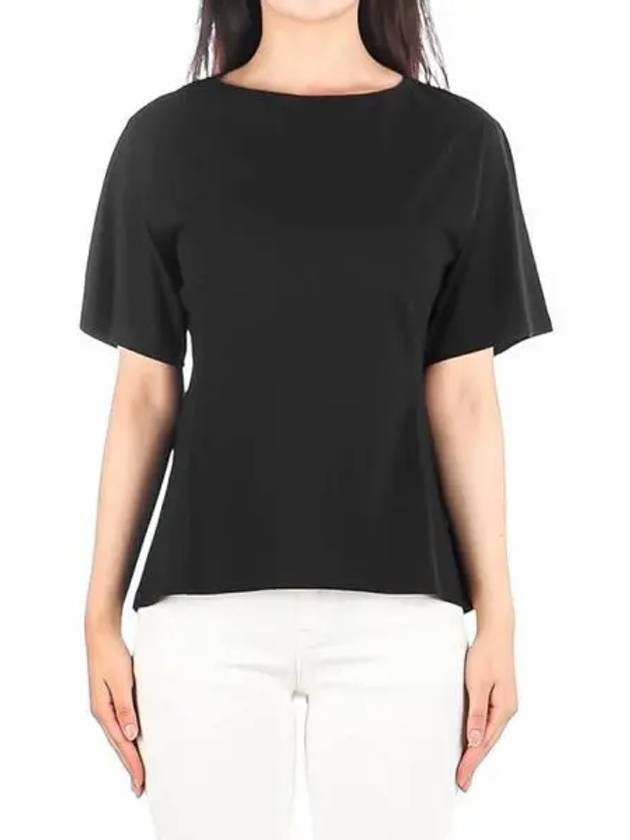 Women's Butterfly Short Sleeve T-Shirt Black - THEORY - BALAAN 2