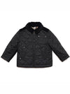 Corduroy Diamond Quilted Jacket (8053681 BLACK 23S) - BURBERRY - BALAAN 1