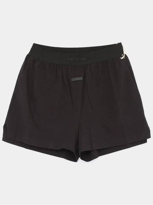 Logo Band Cotton Shorts Black - FEAR OF GOD - BALAAN 2