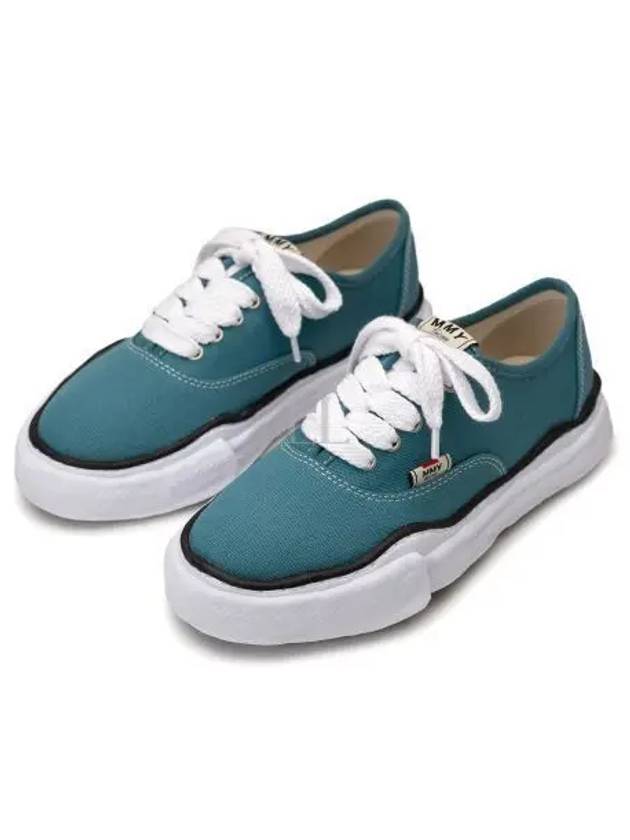 A02FW704 Blue Baker OG Sole Canvas Low Top Sneakers - MIHARA YASUHIRO - BALAAN 1