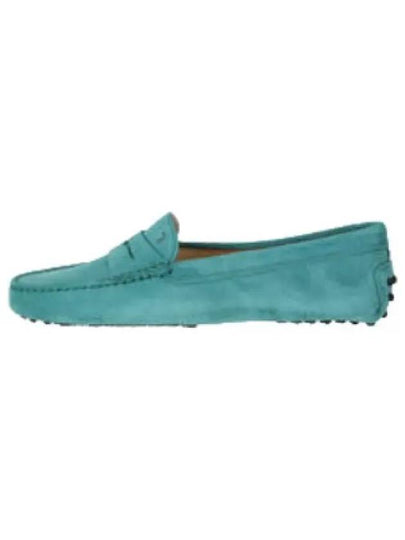 Gommino Suede Driving Shoes Blue - TOD'S - BALAAN 2