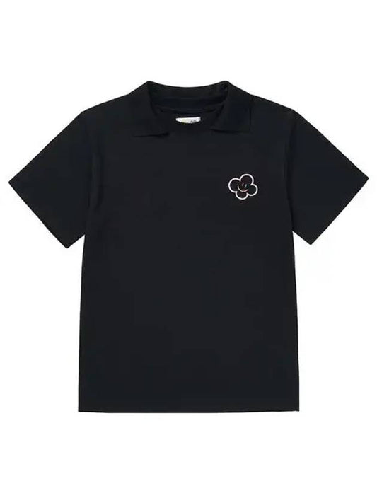 Hello Lala New Collar PK Shirt Black - LALA SMILE - BALAAN 1