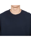 Light Fleece Crew Neck Sweatshirt Navy - CP COMPANY - BALAAN 6