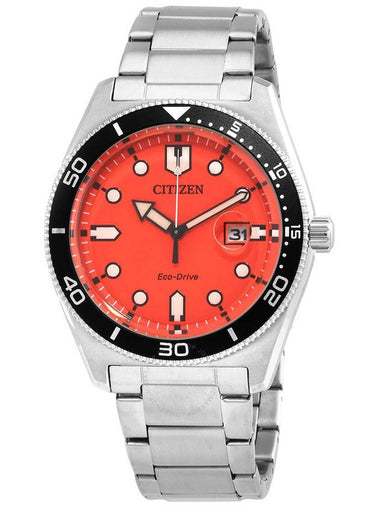 Citizen Eco-Drive Orange Dial Men's Watch AW1760-81X - CITIZEN - BALAAN 1