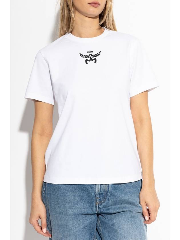 MCM Printed T-shirt, Women's, White - MCM - BALAAN 3