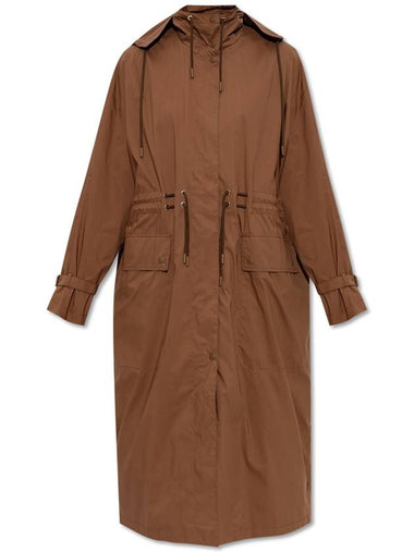 Max Mara Parka With Drawstring Augusta, Women's, Brown - MAX MARA - BALAAN 1