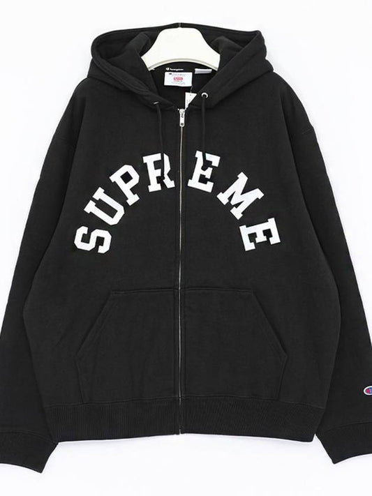 SS24SW37 BLACK Champion Collaboration Jacket - SUPREME - BALAAN 2